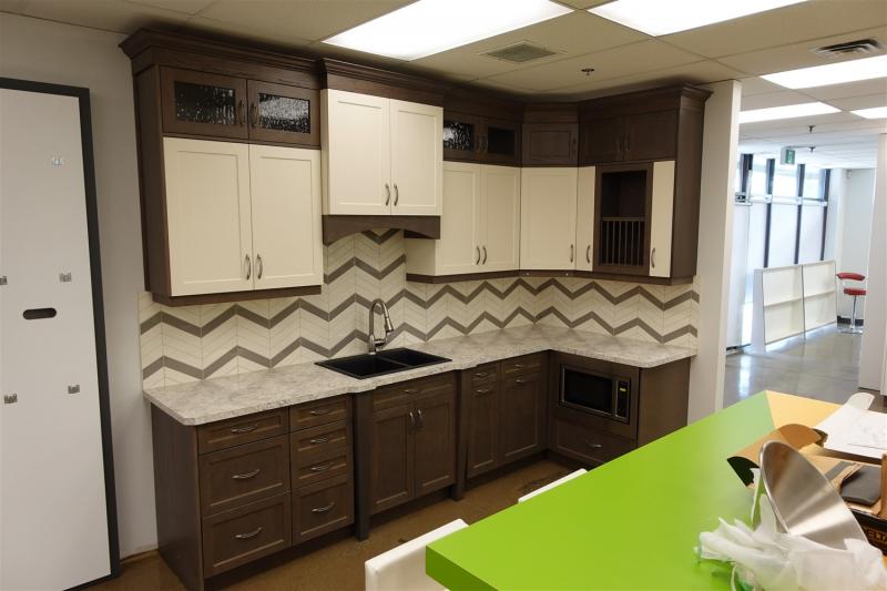 Kitchen showroom display